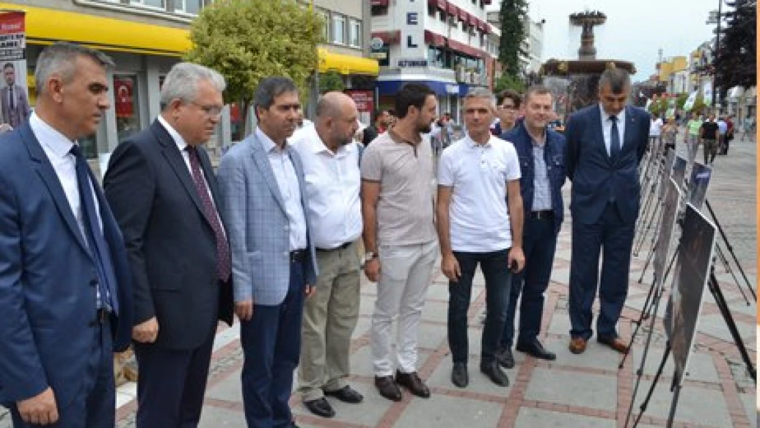 Saraçlar'da 15 Temmuz sergisi