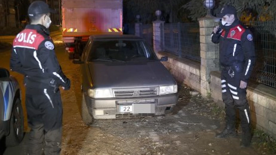 Polisten kaçtı park halinde yakalandı