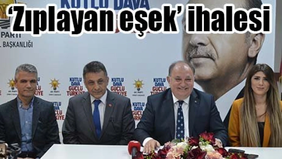 '˜Zıplayan Eşek' ihalesi