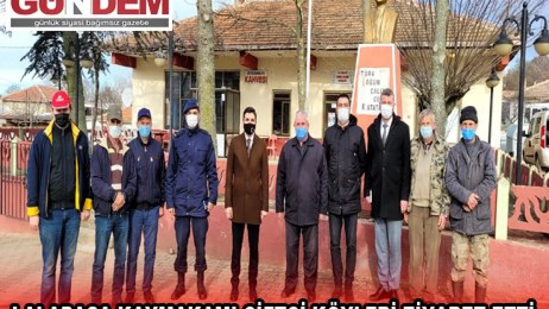 Lalapaşa Kaymakamı Çiftçi köyleri ziyaret etti