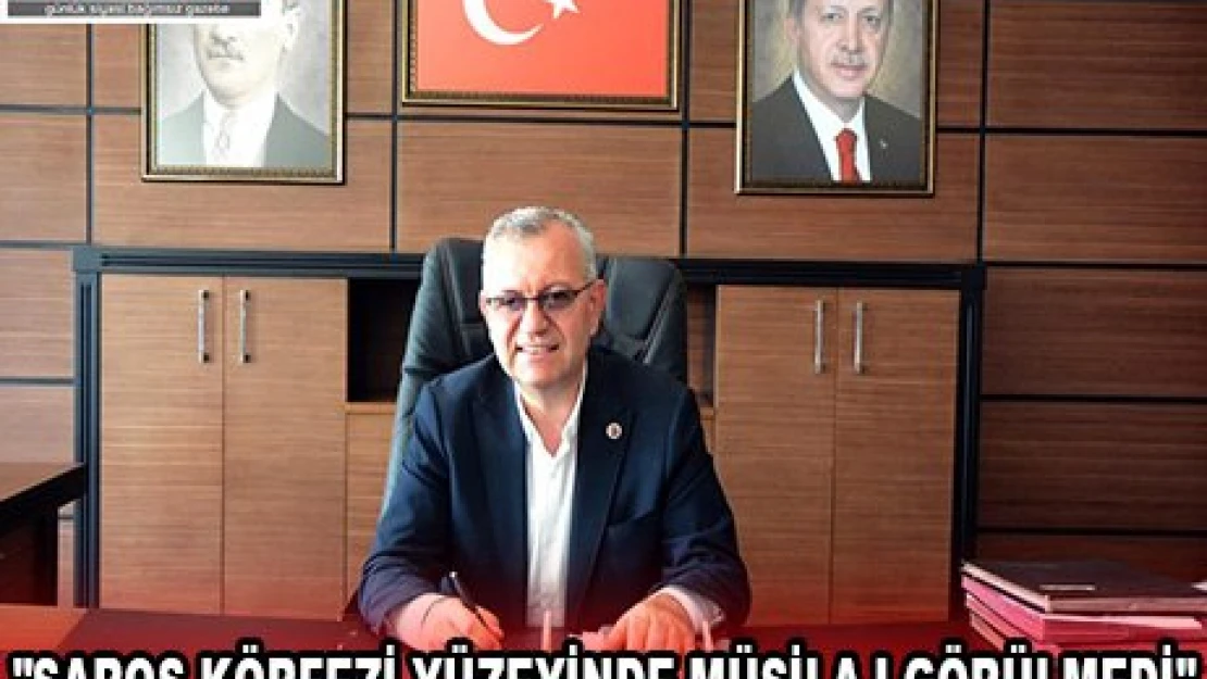  'Saros Körfezi yüzeyinde müsilaj görülmedi'