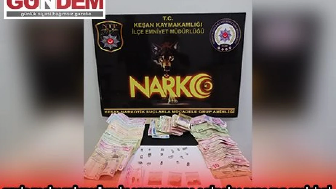 Zehir tacirlerine yönelik operasyonda 6 bin lira para ele geçirildi