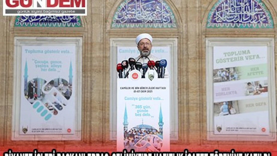 Diyanet İşleri Başkanı Erbaş, Selimiye'de hafızlık icazet törenine katıldı