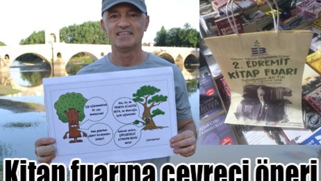 Kitap fuarına çevreci öneri