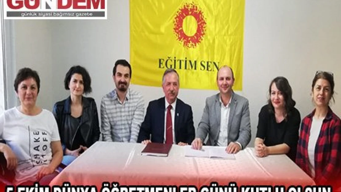 5 Ekim Dünya Öğretmenler Günü kutlu olsun