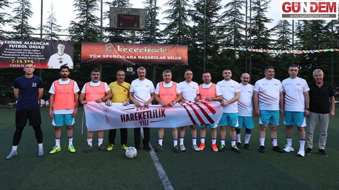 'Hareketlilik Yılı' etkinlikleri kapsamında Edirne'de futbol dostluk maçı