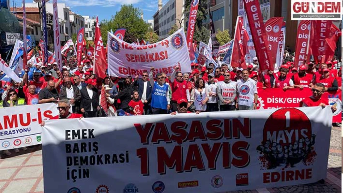 İşçi bayramı coşkusu meydanlara taştı