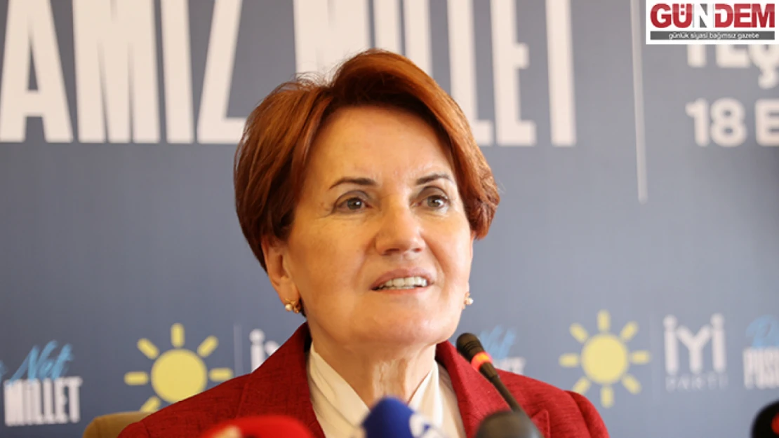 İYİ Parti Genel Başkanı Meral Akşener Edirne'de konuştu: 'CHP'den halen alacaklıyız.'