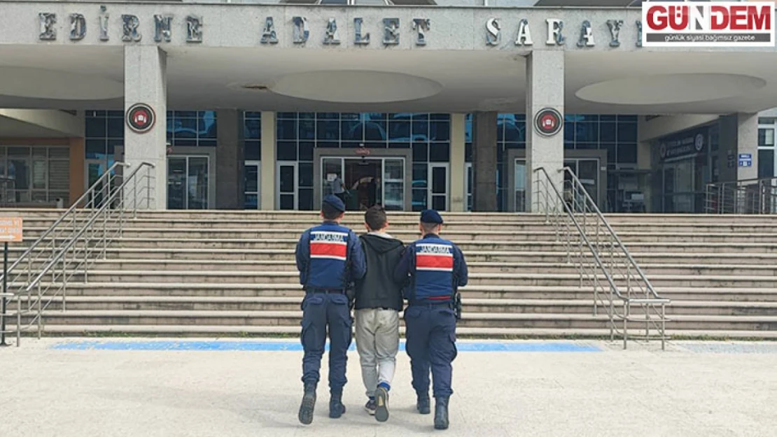 Jandarma ekipleri aranma kaydı bulunan suçluyu yakaladı
