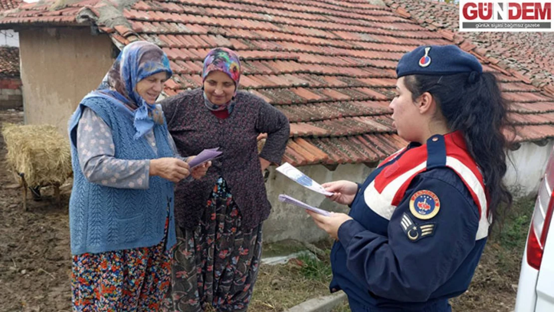 Jandarmadan 'Kadına El Kalkmaz' farkındalığı