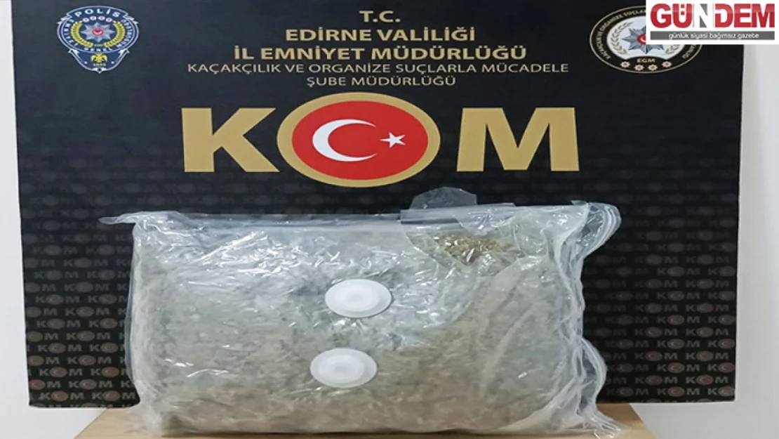 Kapıkule'de 1 kilo 176 gram uyuşturucu ele geçirildi