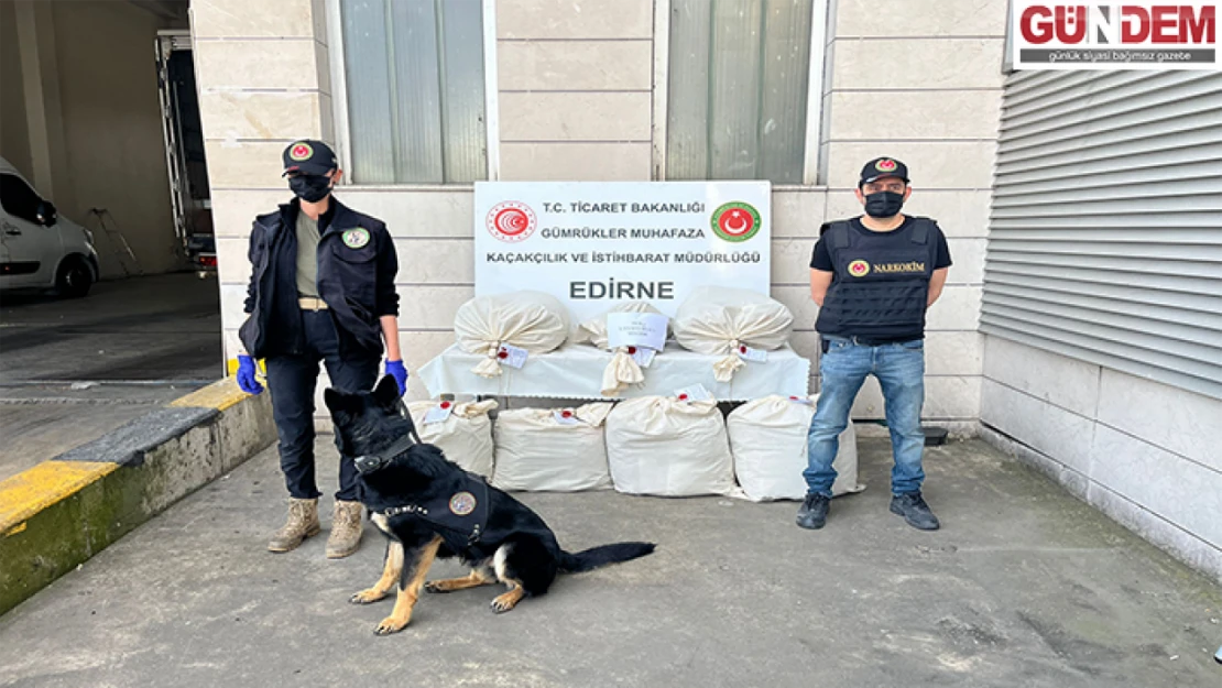 Kapıkule'de 49 kilo 866 gram uyuşturucu ele geçirildi