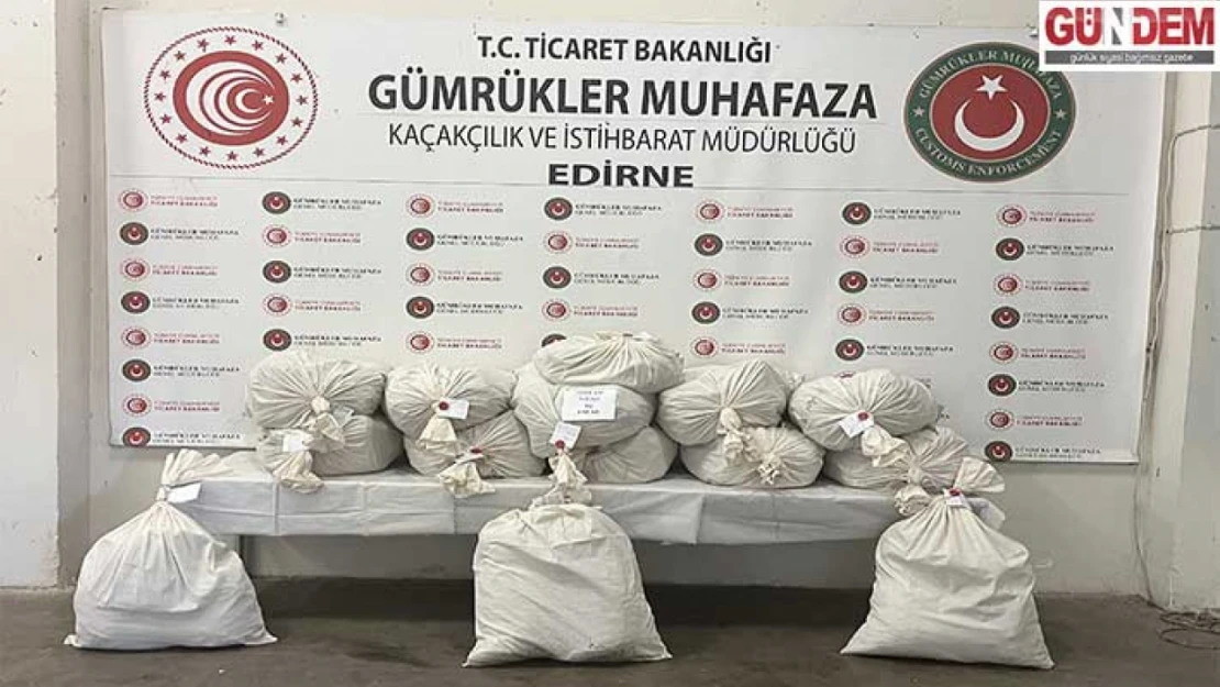 Kapıkule'de uyuşturucu ele geçirildi