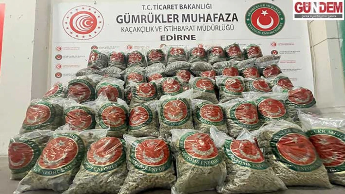 Kapıkule Gümrük Kapısı'nda 382 kilo esrar ele geçirildi