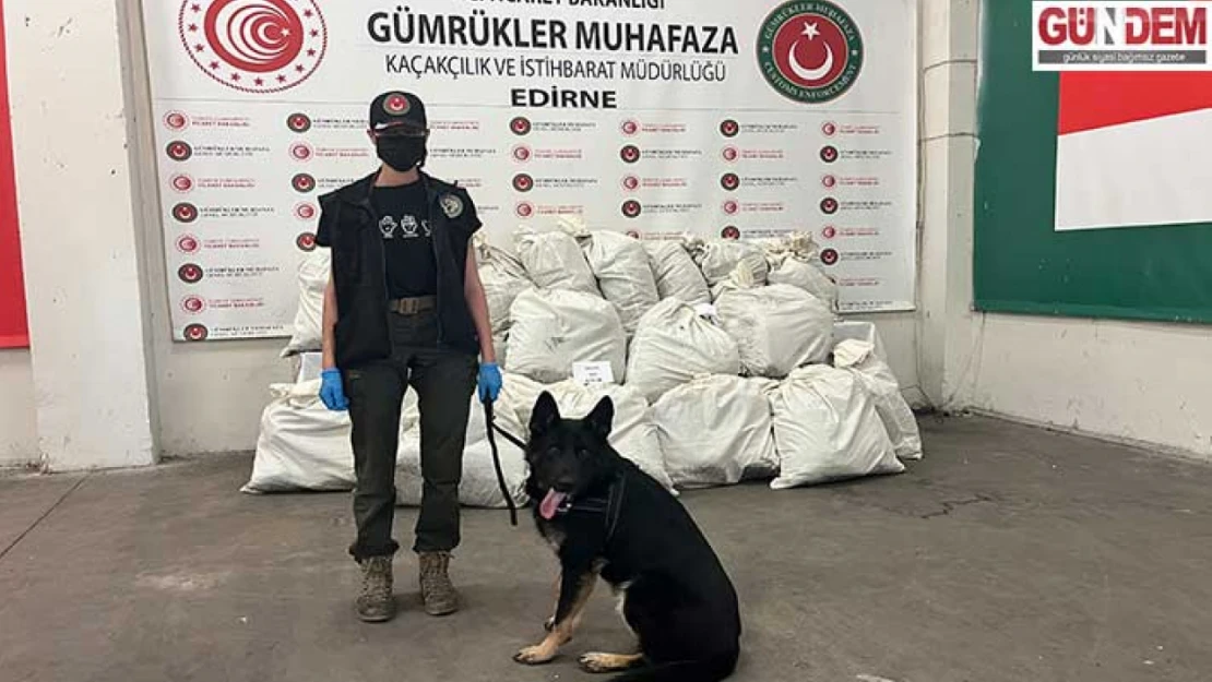 Kapıkule Sınır Kapısı'nda 245 kilo 932 gram uyuşturucu yakalandı