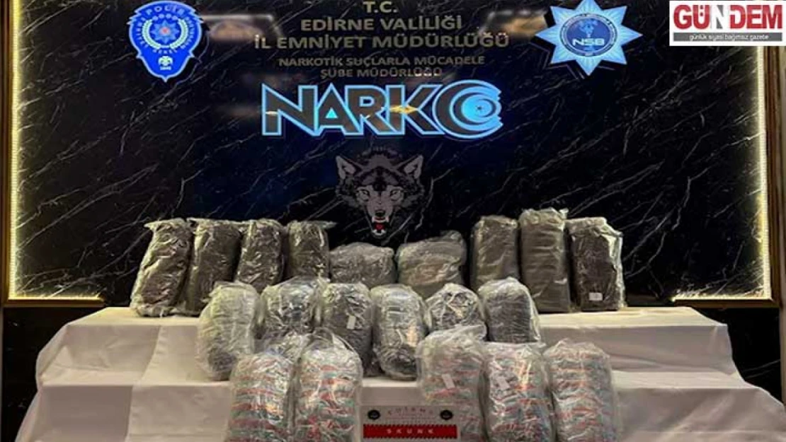 Kapıkule Sınır Kapısı'nda uyuşturucu operasyonu