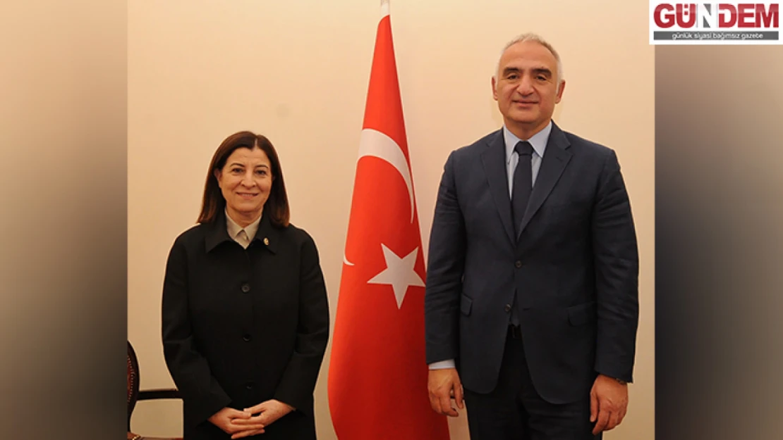 KEFEK Başkanı Aksal, Kültür ve Turizm Bakanı Mehmet Nuri Ersoy'u ziyaret etti