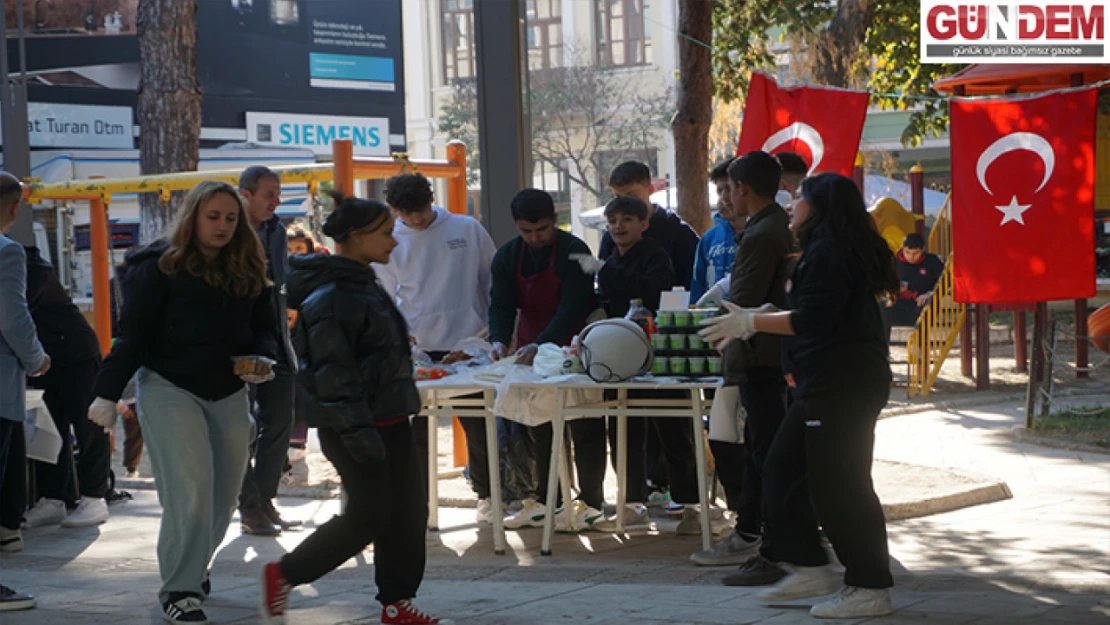 Kermesteki ürünler kısa sürede tükendi