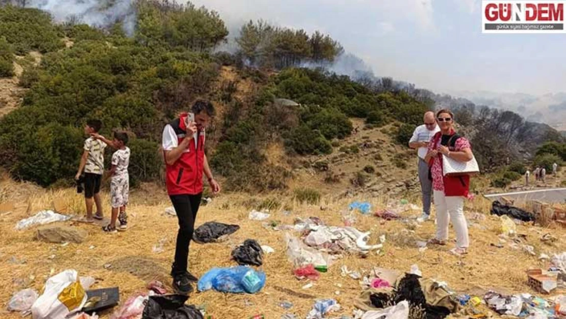 Keşan'da yangın mağdurlarına psikososyal destek