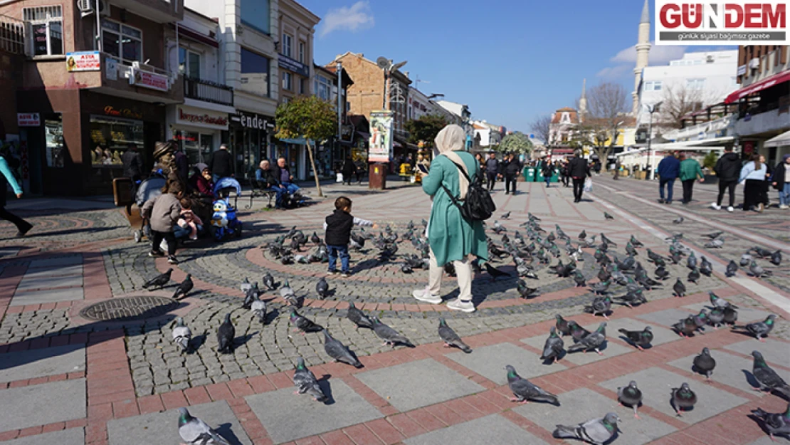 Kış güneşi vatandaşları ısıttı