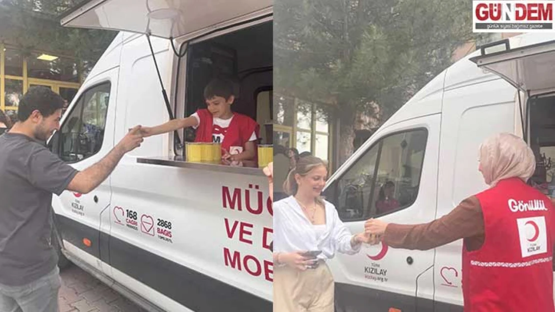 Kızılay'dan öğrencilere destek