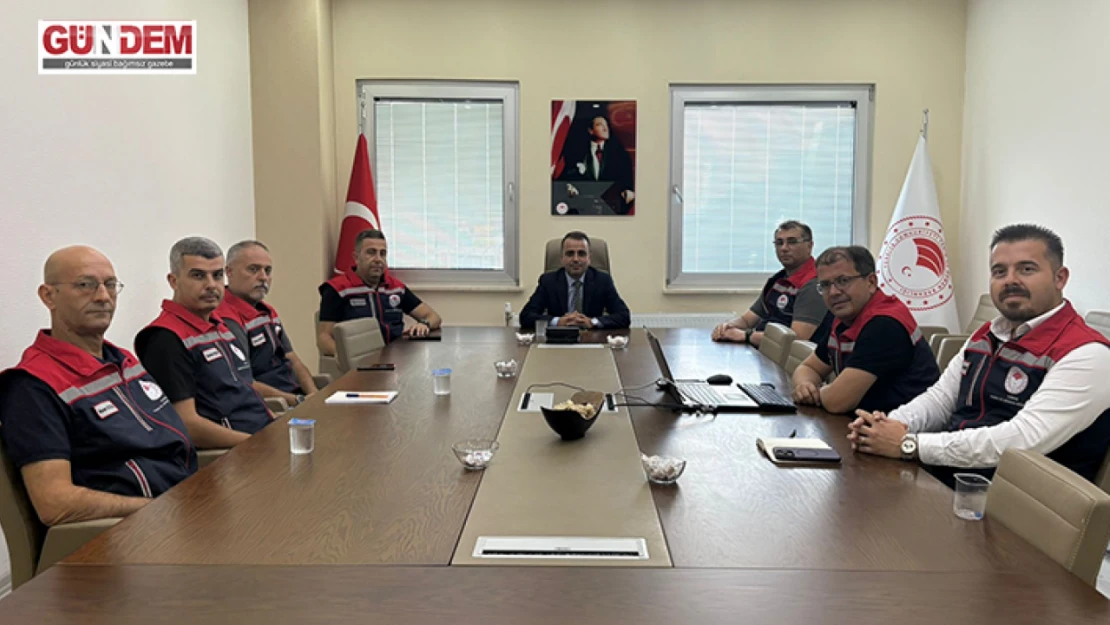 Köse, Gıda ve Yem Şube Müdürlüğü personeliyle toplantı yaptı