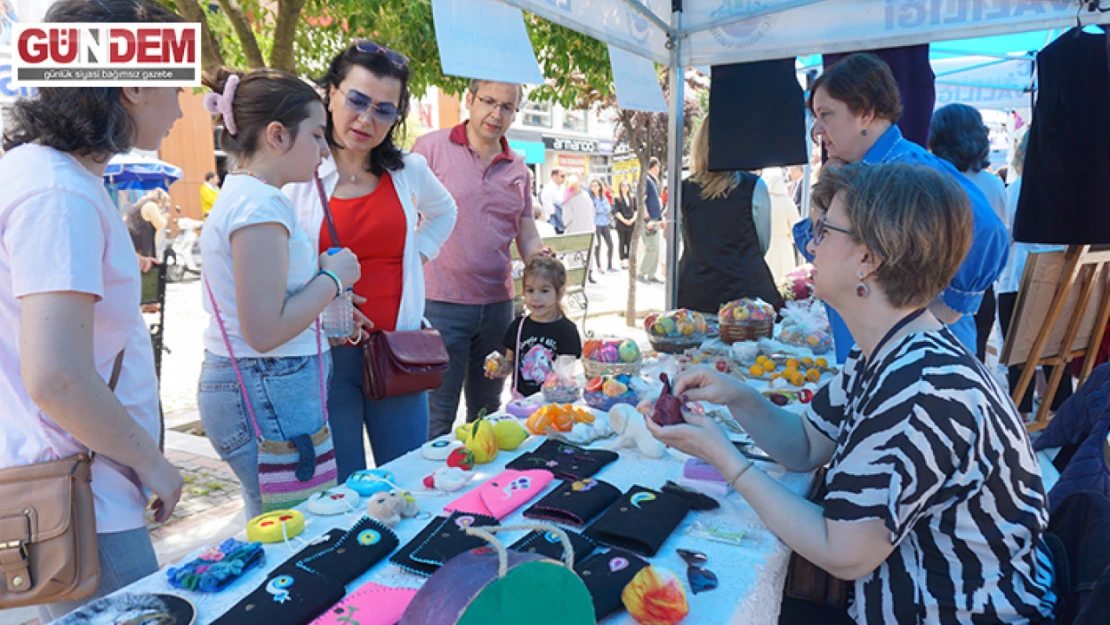 Kursiyerler Hayat Boyu Öğrenme Haftası kapsamında eserlerini sergilediler