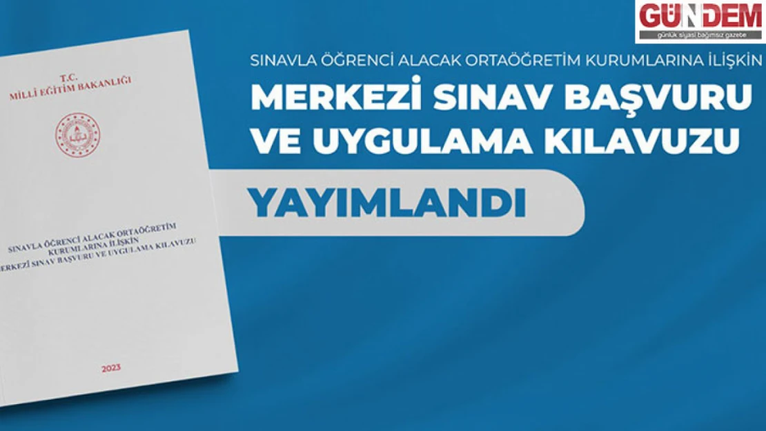 LGS Sınav Kılavuzu yayınlandı