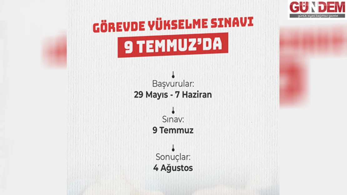 MEB görevde yükselme sınav kılavuzu yayımlandı