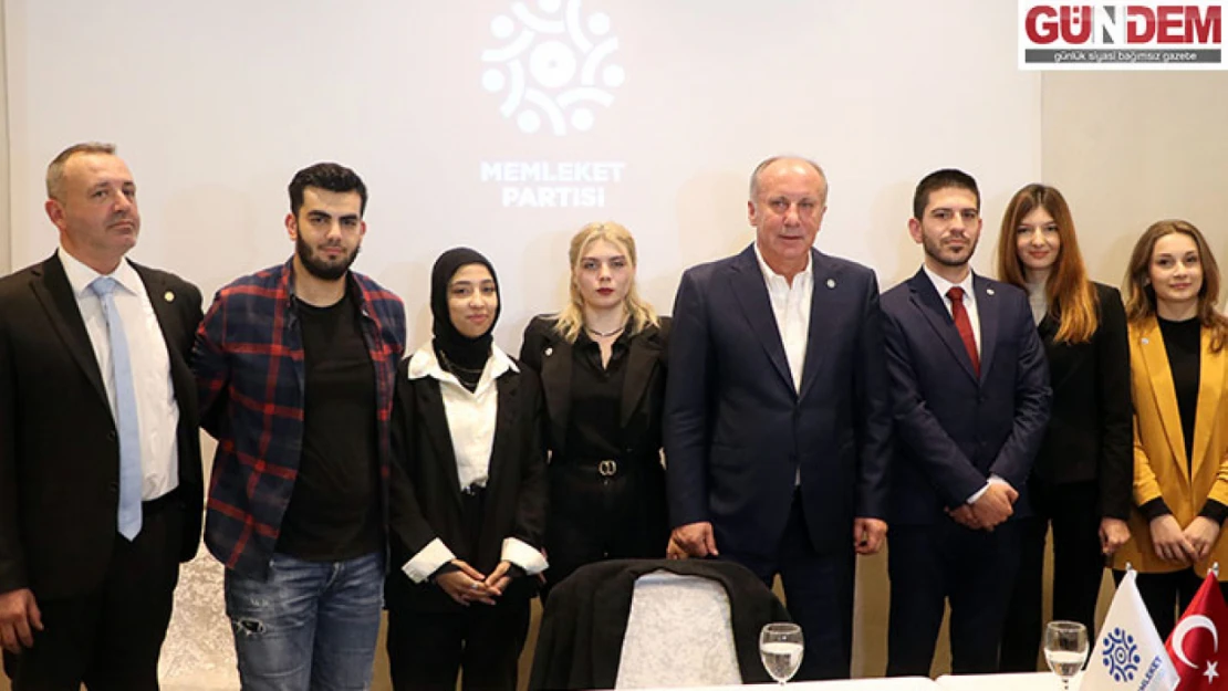 Memleket Partisi Genel Başkanı İnce, Edirne'de 6'lı Masa'yı Eleştirdi