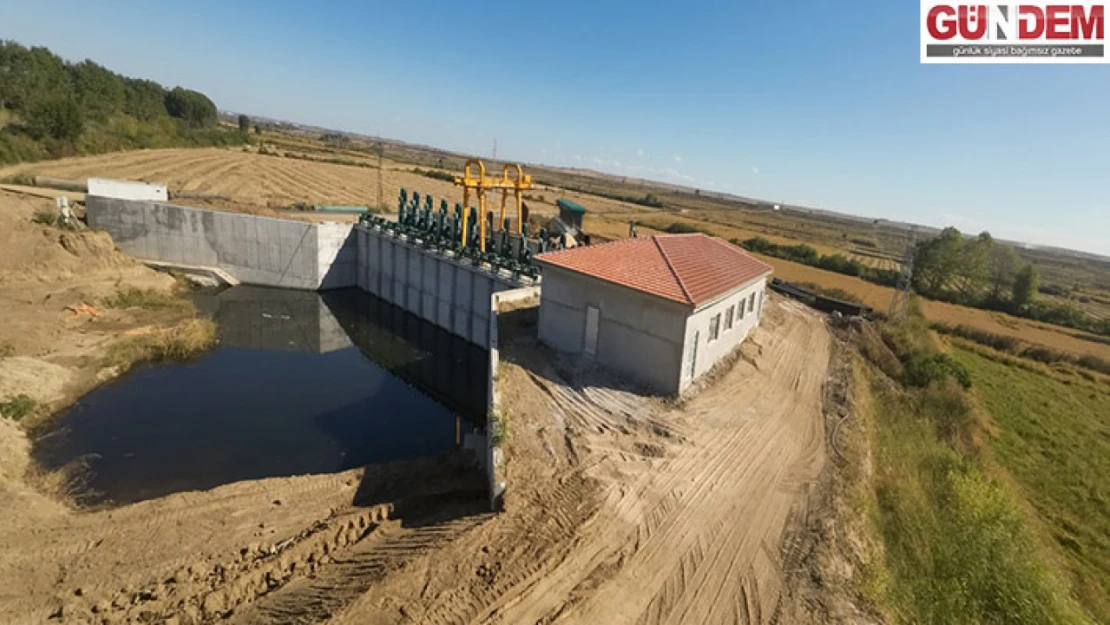 Meriç Edirne Sulaması projesiyle bu yıl 50 bin dekar arazi suya kavuşacak
