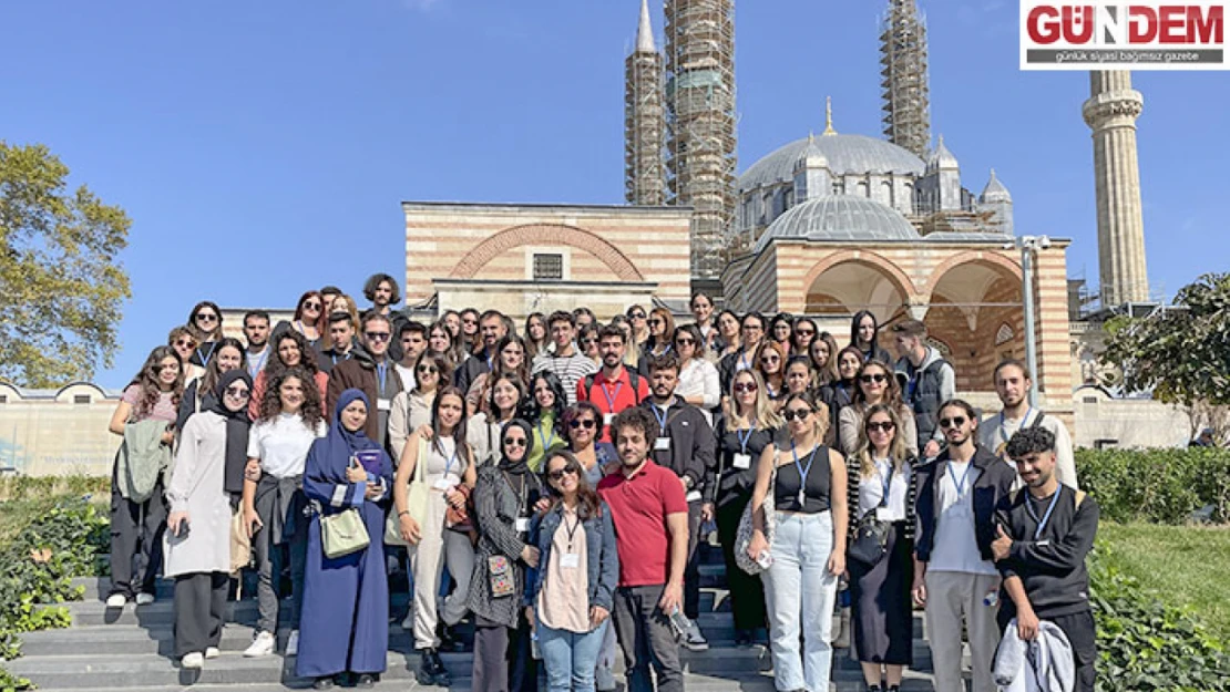 Mimar adayları Edirne'nin tarihi ve kültürel yapılarını inceledi