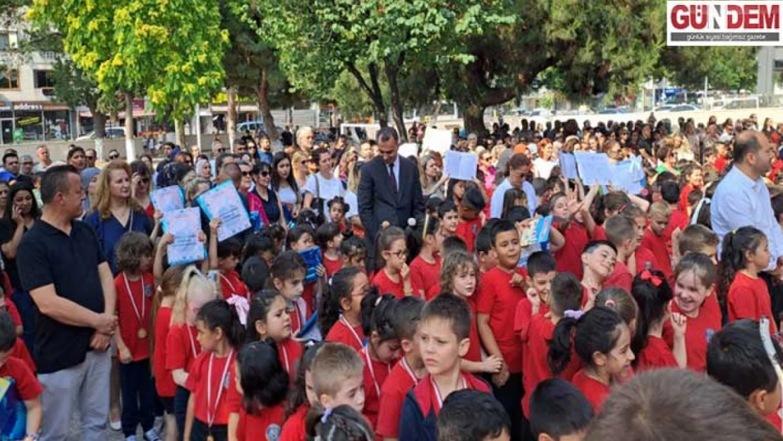 Öğrenciler yaz tatiline coşkuyla başladı