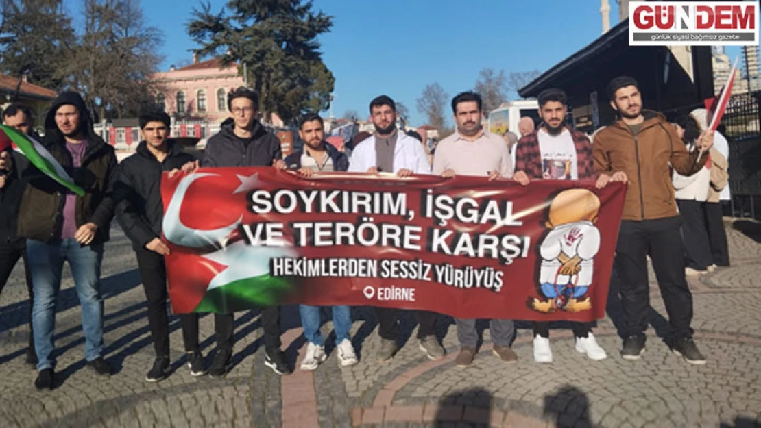 Öğrencilerde sessiz yürüyüş