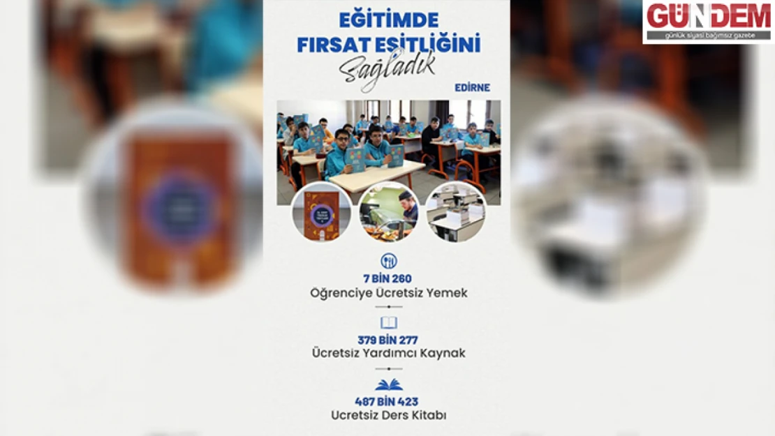 Öğrencilere Dağıtılacak Ücretsiz Yemek Sayısı Arttırıldı