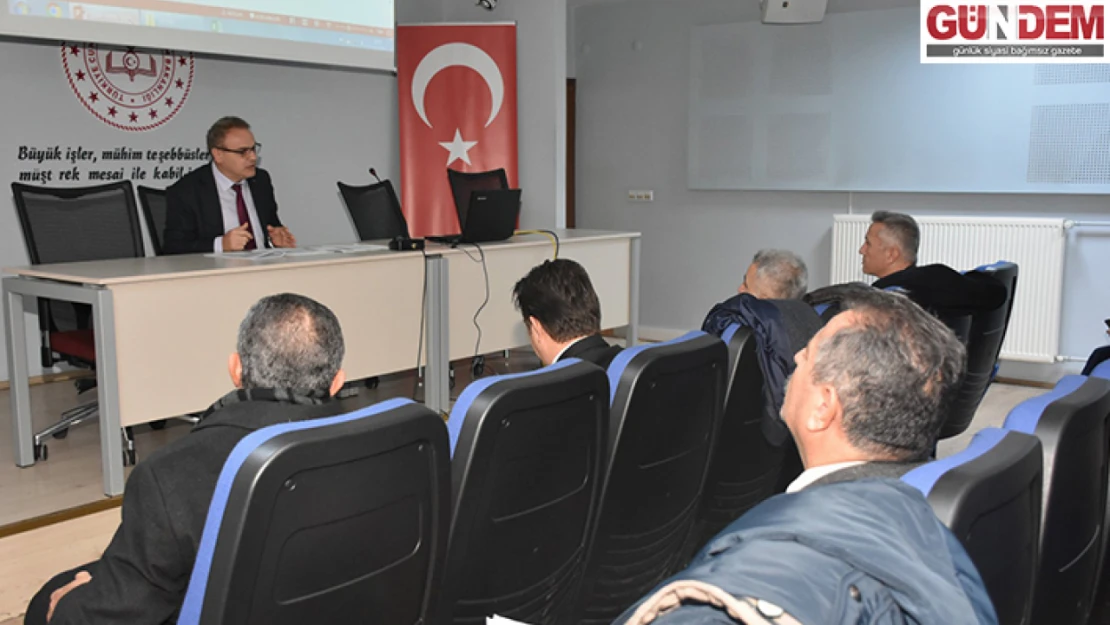 Ortaöğretimde 10.000 Okul ve LİSEDEYİZ projesi için toplantı gerçekleştirildi