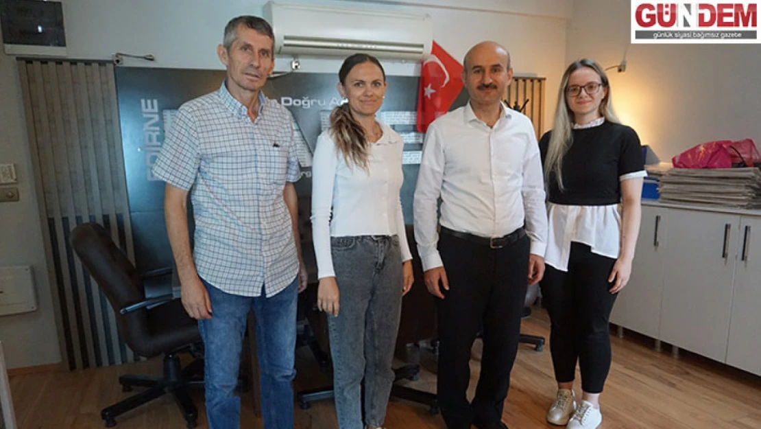 Öztürk, Edirne Haber Gazetesi'ne ziyarette bulundu