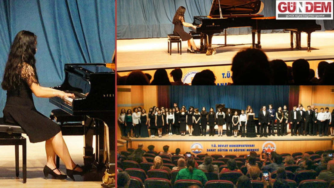Piyano Ana Sanat Dalı yılsonu konserine yoğun ilgi