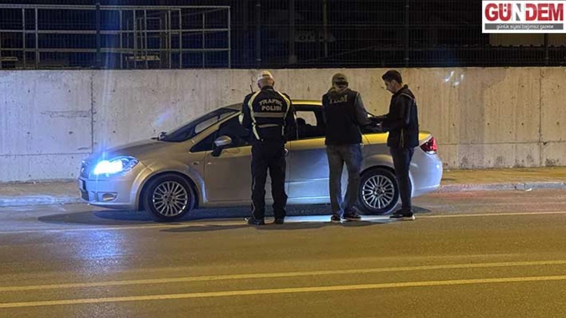 Polis ekipleri denetim yaptı