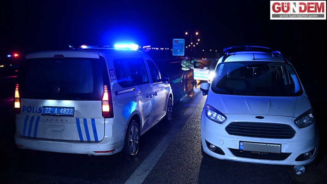  Polisin 'dur' ihtarına uymayan araçta 6 düzensiz göçmen yakalandı