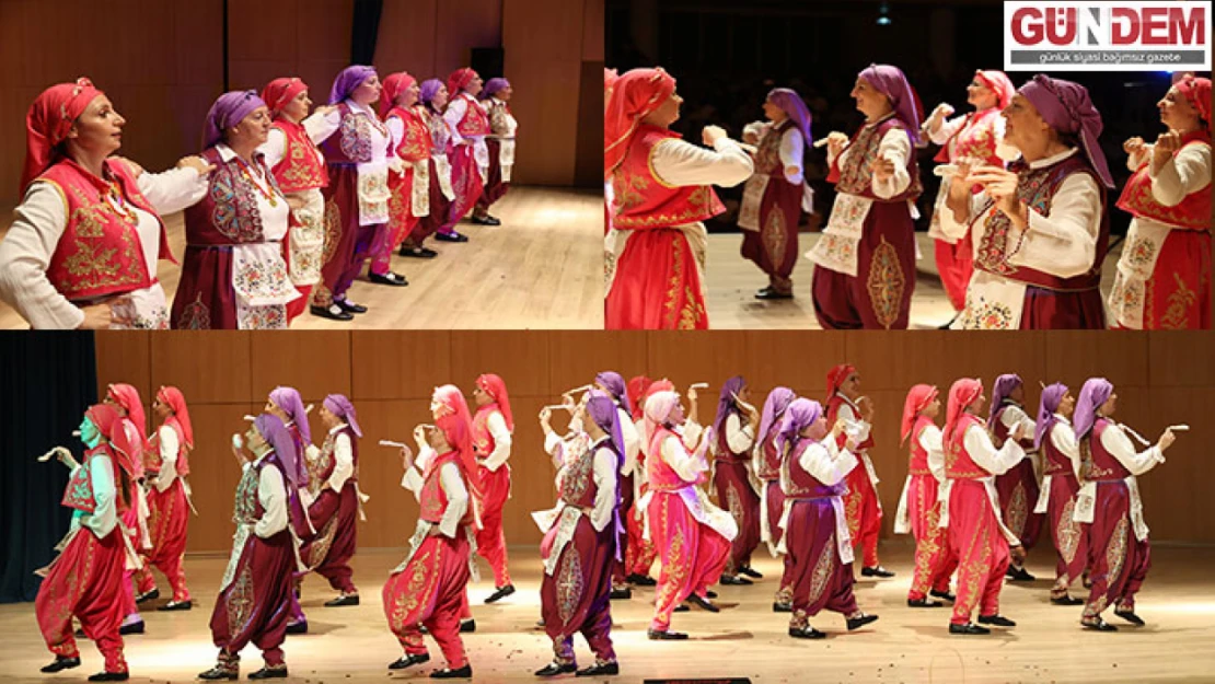 Rumeli Edirne Kültür ve Folklor Derneğince halk oyunları programı düzenlendi