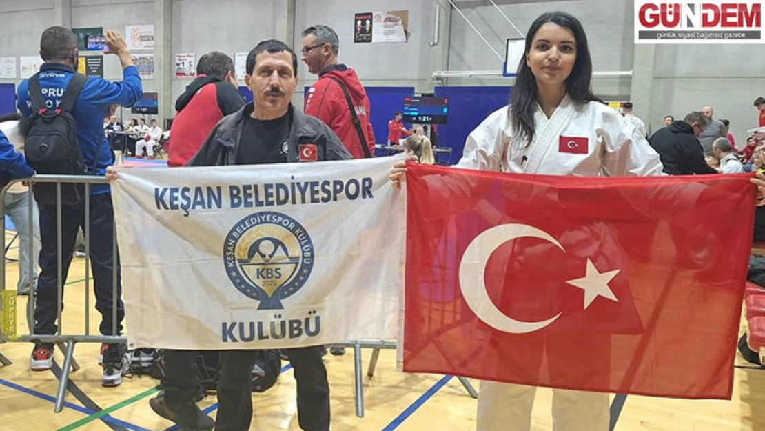 Şahin, 48. Avrupa Wado Kai Karate Şampiyonası'nda 5. oldu