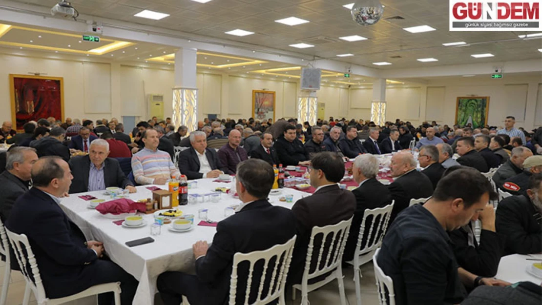 Sanayi sitesinde geleneksel iftar programı düzenlendi