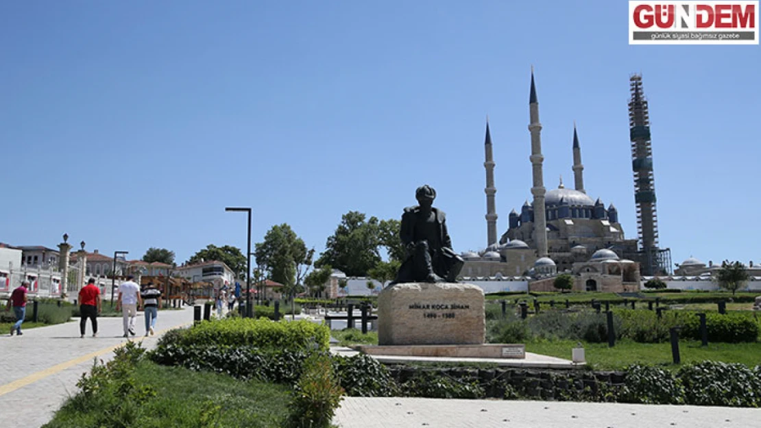 Selimiye Camii'ni bayramda yaklaşık 15 bin kişi ziyaret etti