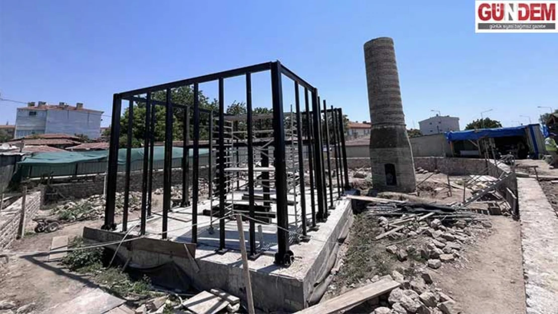 Şeyh Şüceaddin Camisi'nin restorasyonu sürüyor