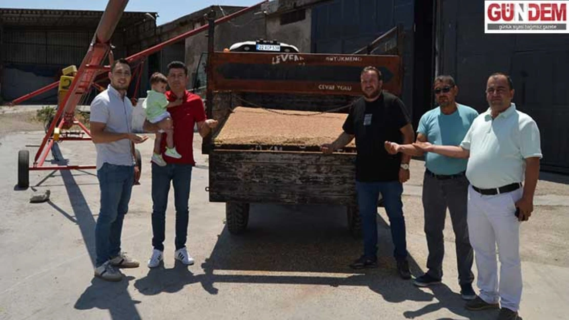 Sezonun ilk buğdayın kilosu 53,20 TL'den alındı