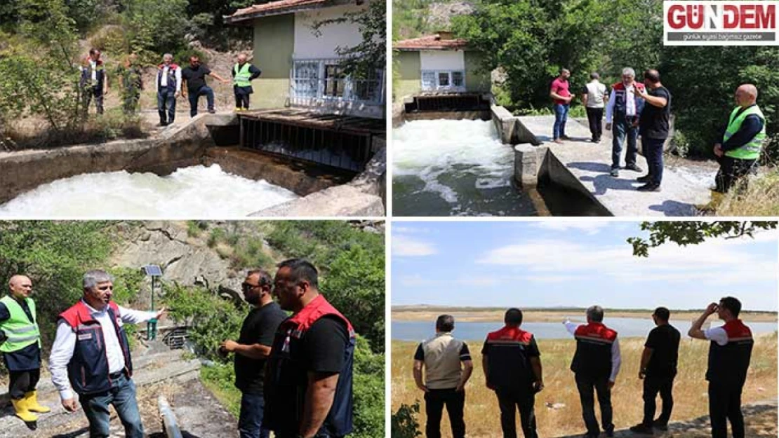 Süloğlu Barajı çevresindeki sulama sahası incelendi
