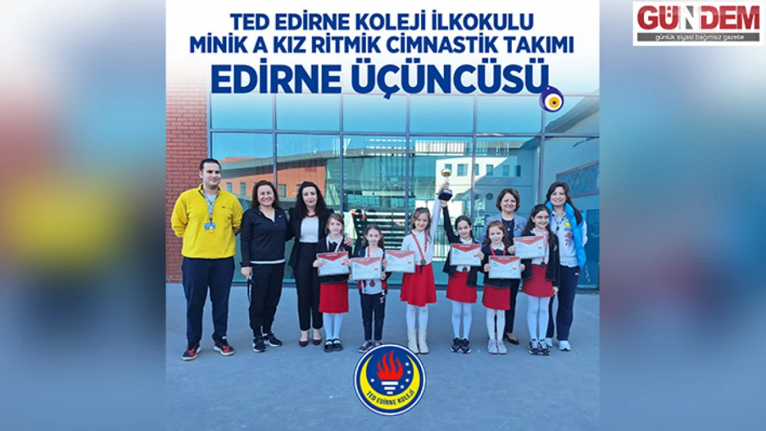 TED Edirne Koleji'nden cimnastik dalında başarı