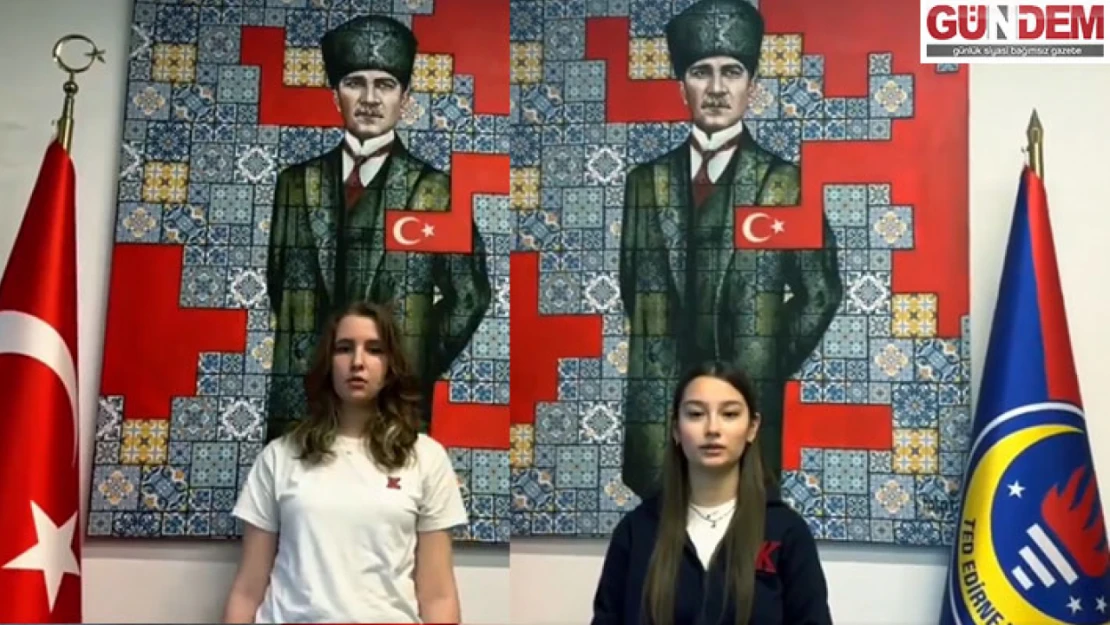 TED Edirne Koleji öğrencilerinden duygulandıran video