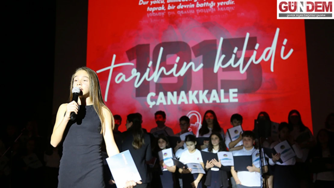 TED Edirne Koleji öğrencilerinin '18 Mart' gösterisi ilgiyle izlendi